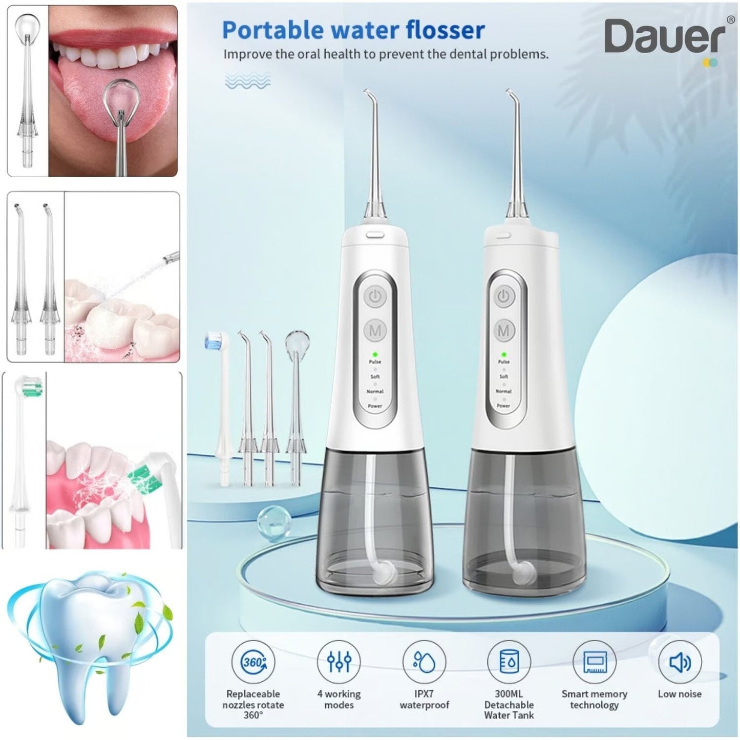 IRRIGADOR BUCAL RECARGABLE